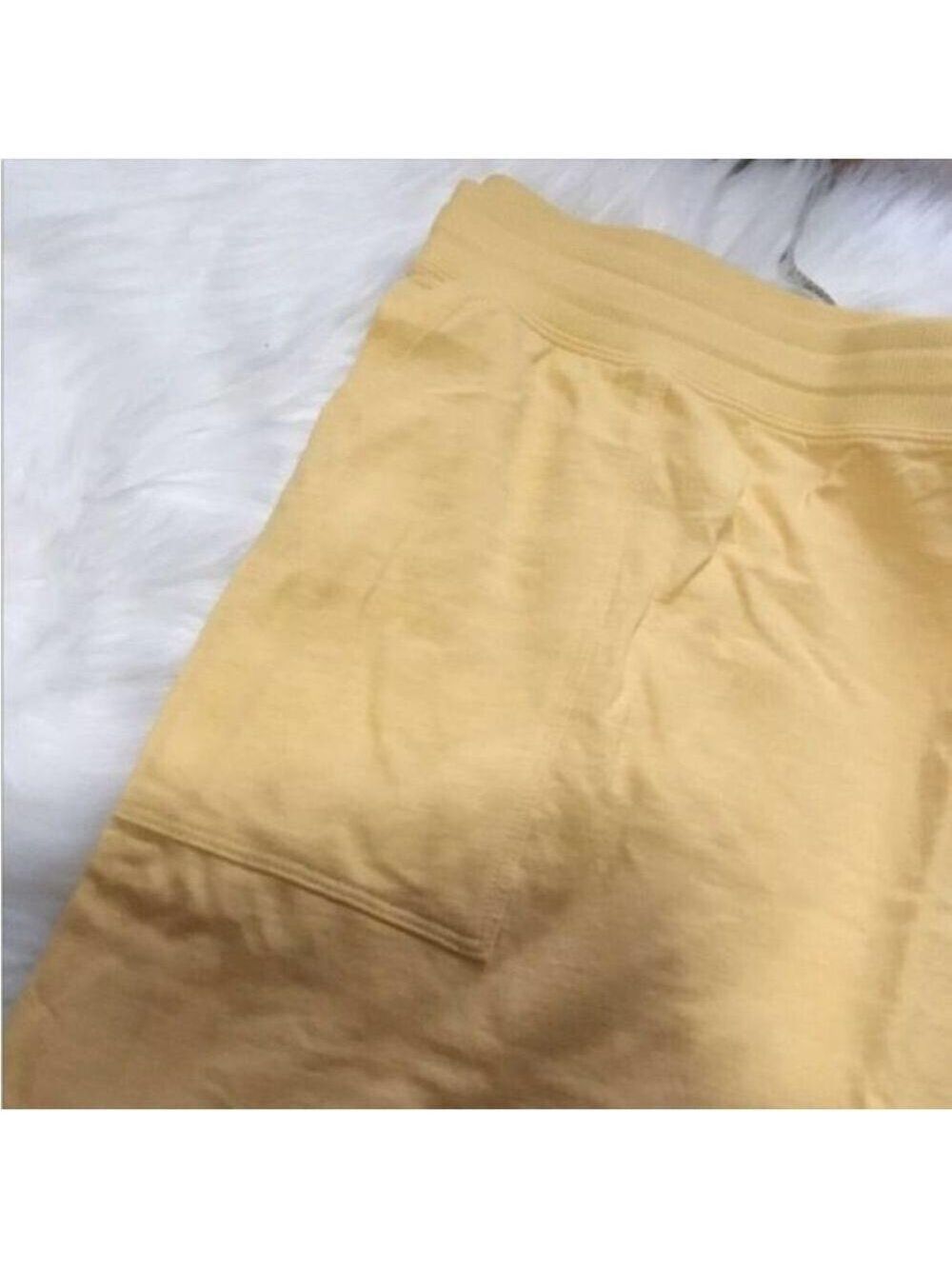Sonoma Goods For Life midrise shorts Woman’s size 4X cider yellow pockets - Picture 2 of 12